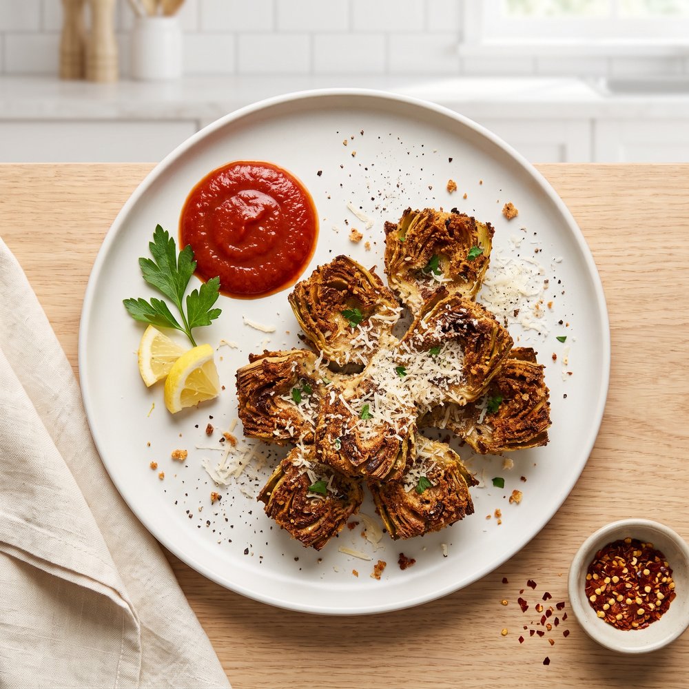 Air Fryer Artichoke Hearts