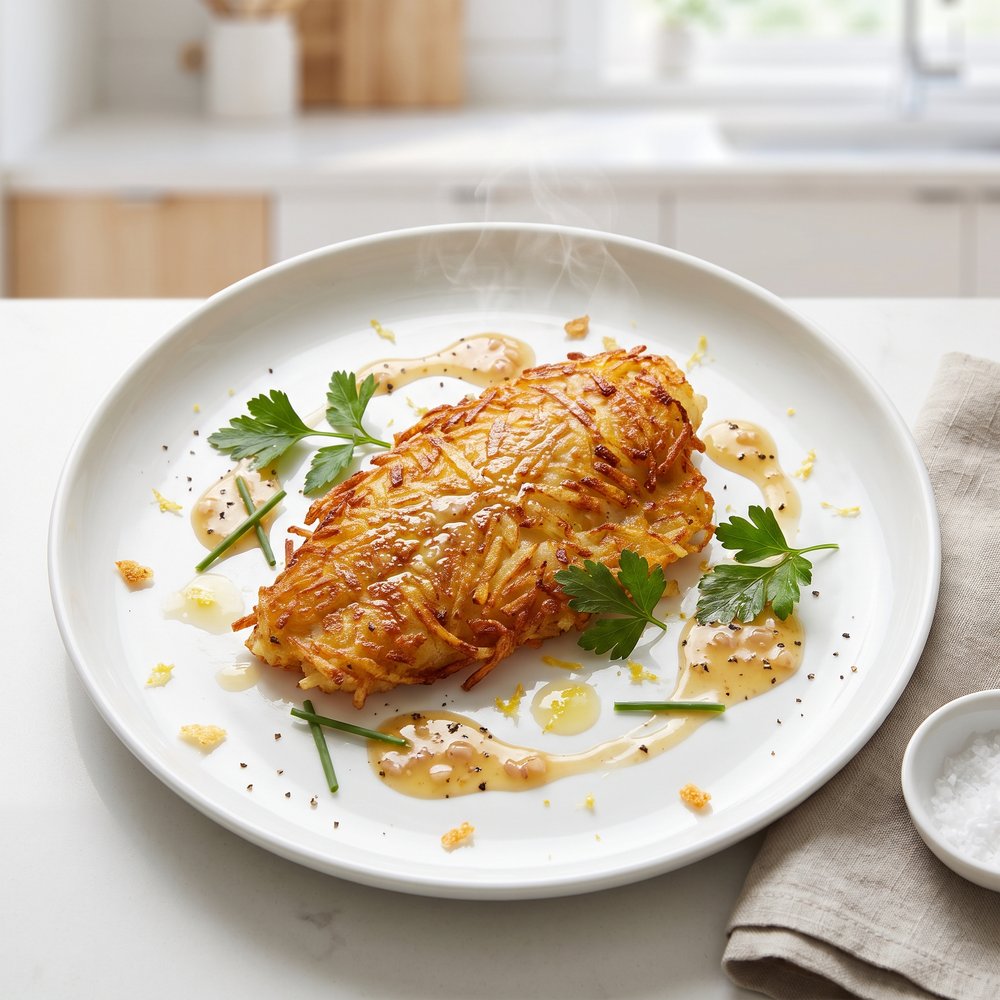 Crisp Potato-Coated Tilapia Fillets