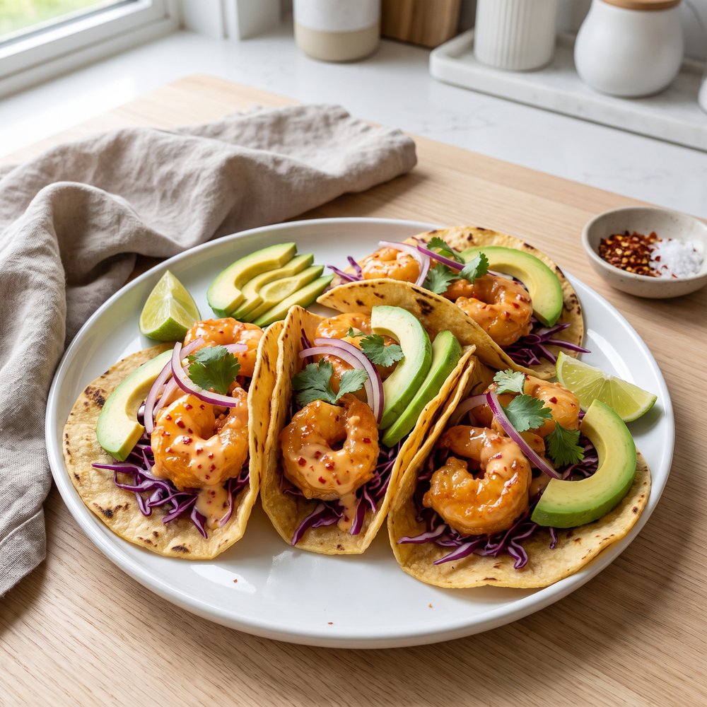 Bang Bang Shrimp Tacos