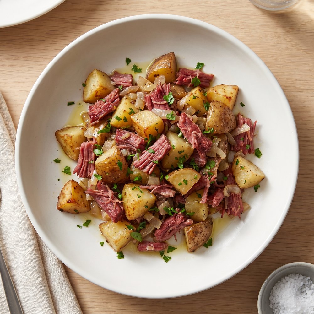 Hearty Corned Beef Hash with Potatoes
