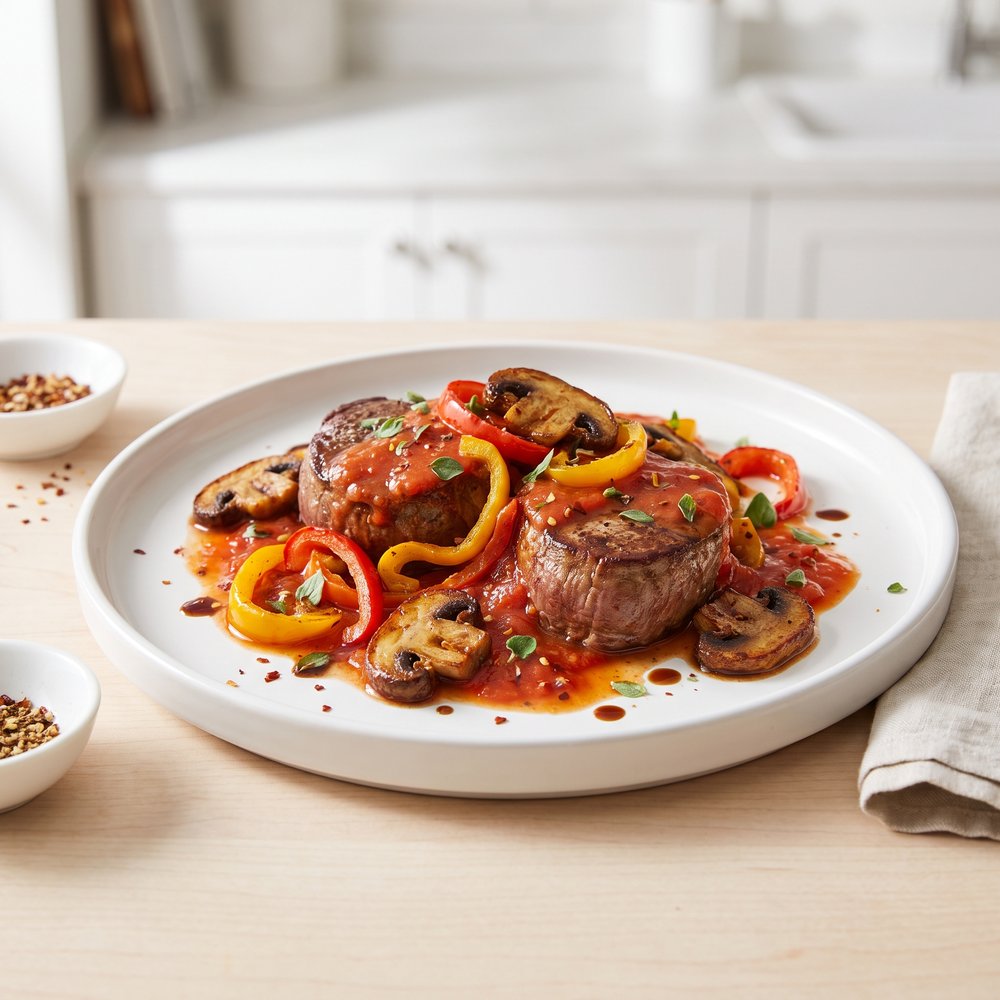 Chef John's Pizzaiola-Style Beef Medallions
