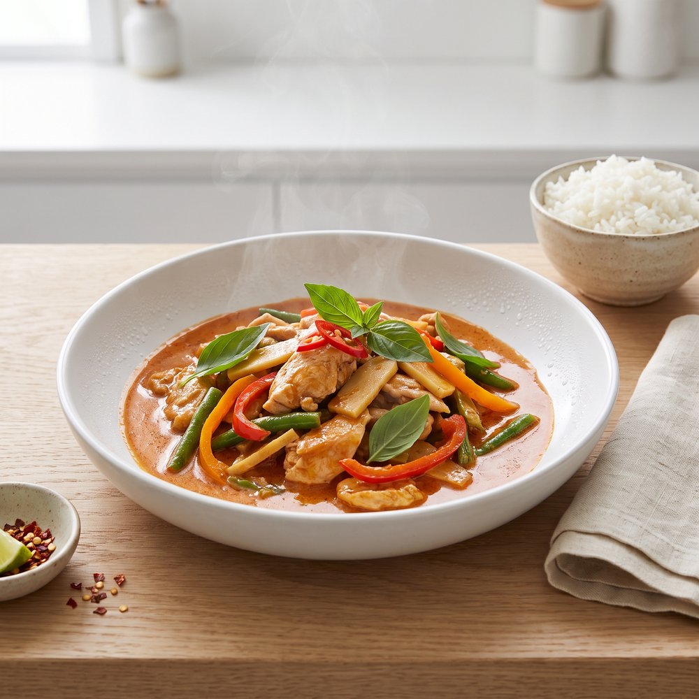 Kai Kang Daeng – Thai Red Chicken Curry in Coconut Milk