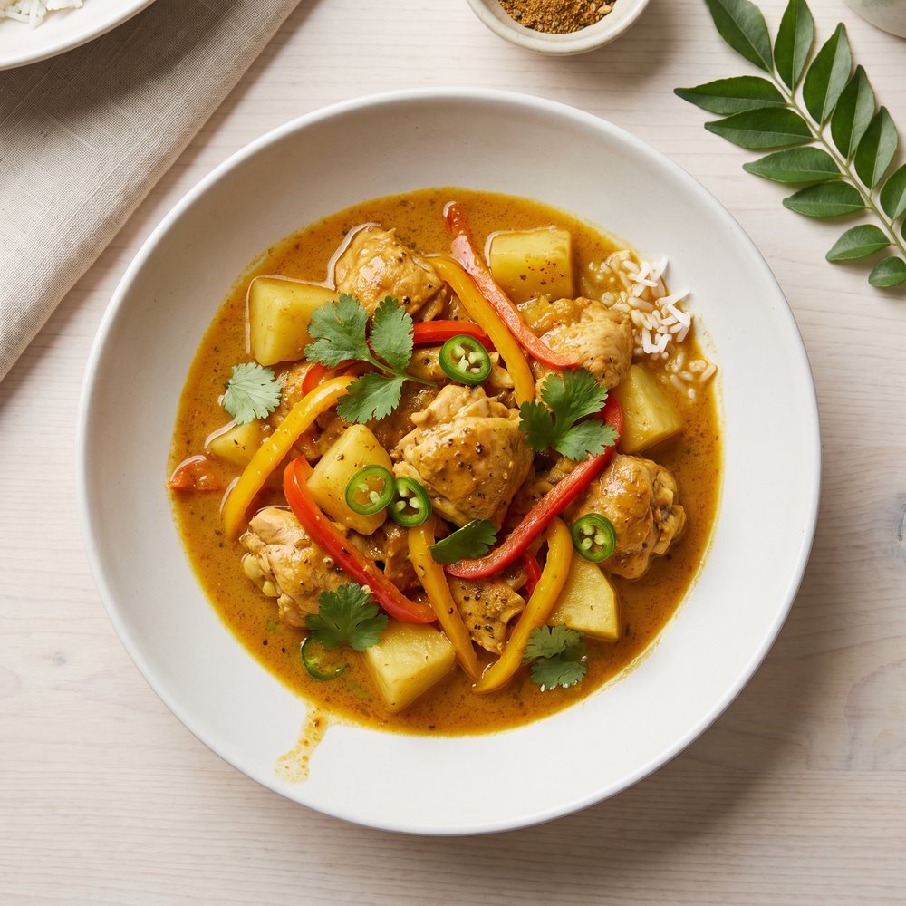 Crockpot Coconut Curry Chicken