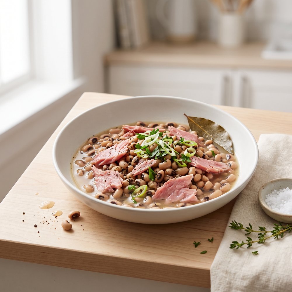 Smoky Ham Hocks with Black‑Eyed Peas