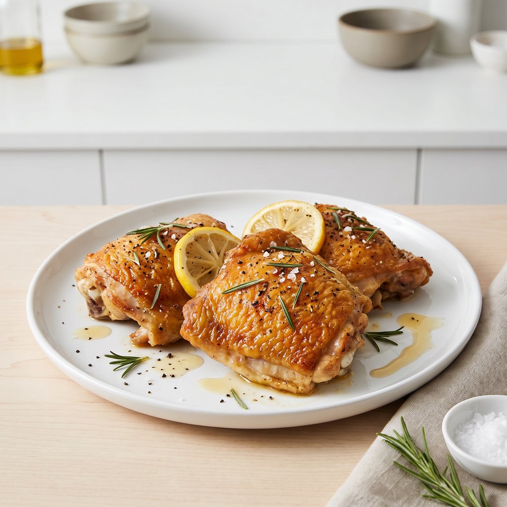 Rosemary-Lemon Baked Chicken Thighs