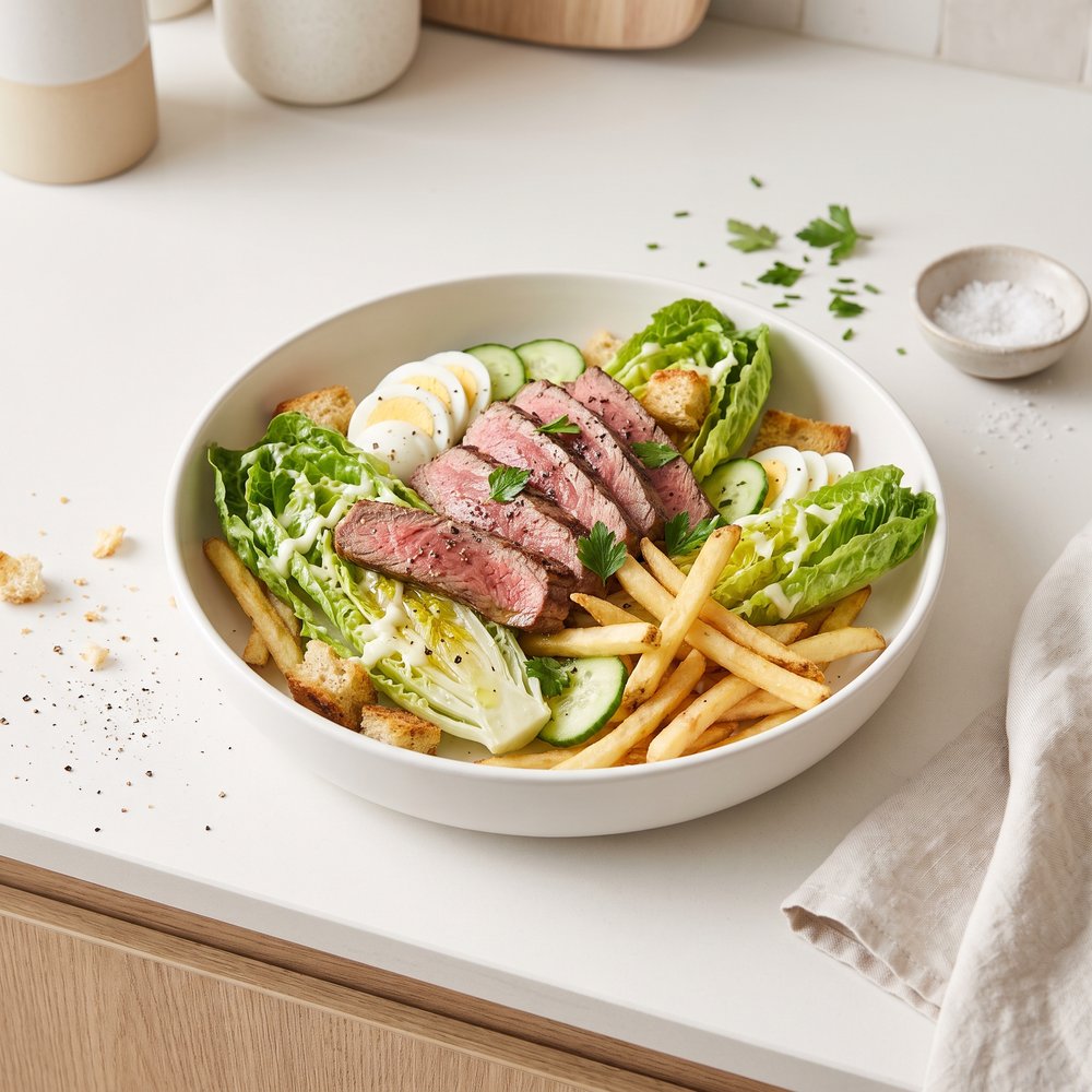 Steak and Fries Chopped Salad