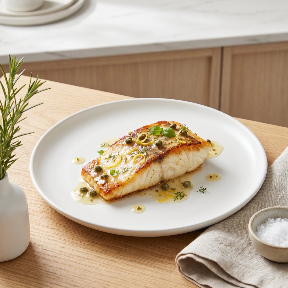 Capers and Halibut