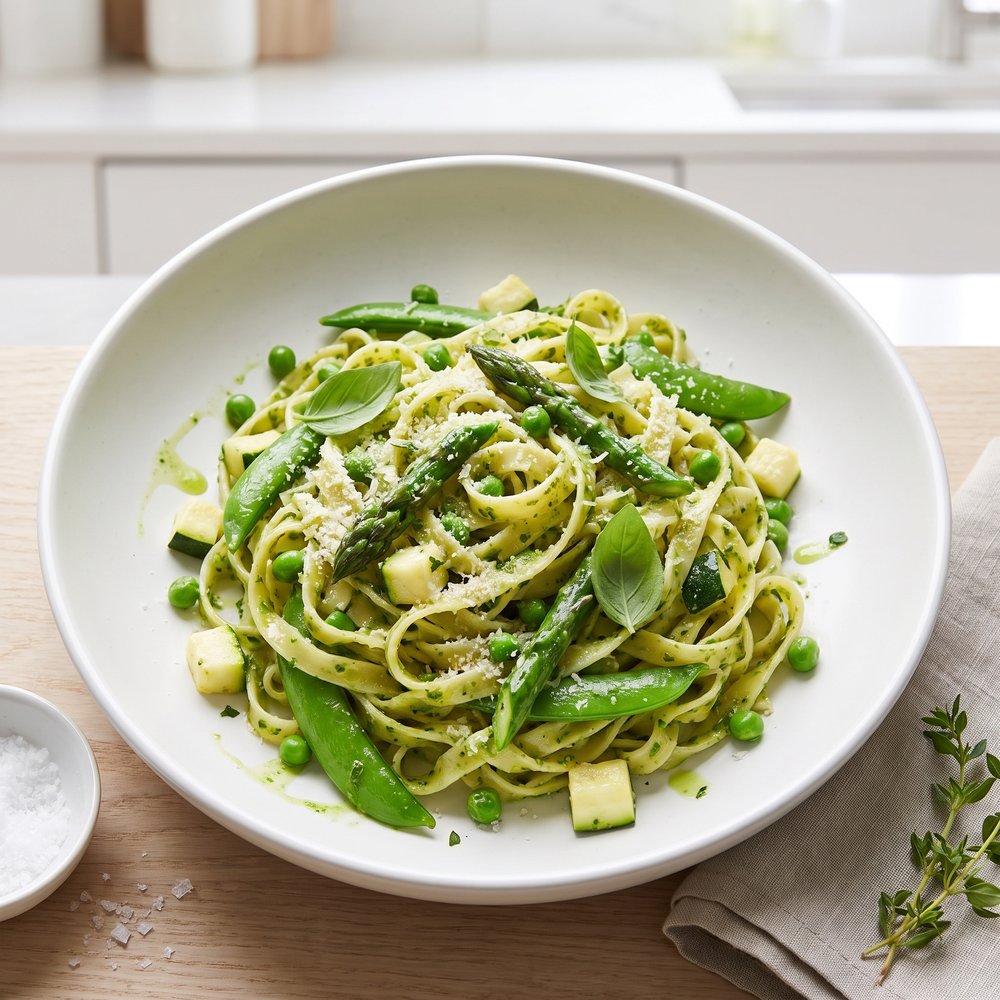 Chef John’s Spring Vegetable Fettuccine