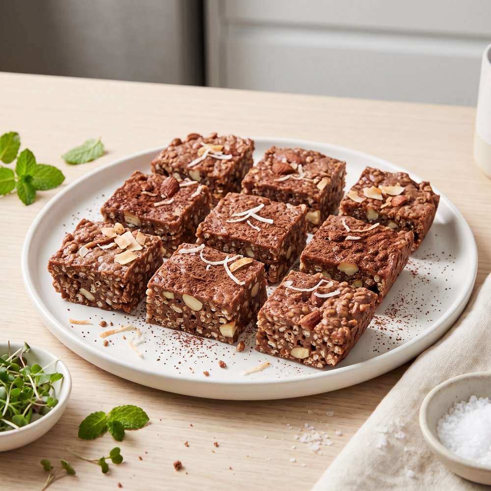 Cocoa Almond Breakfast Cereal Bars