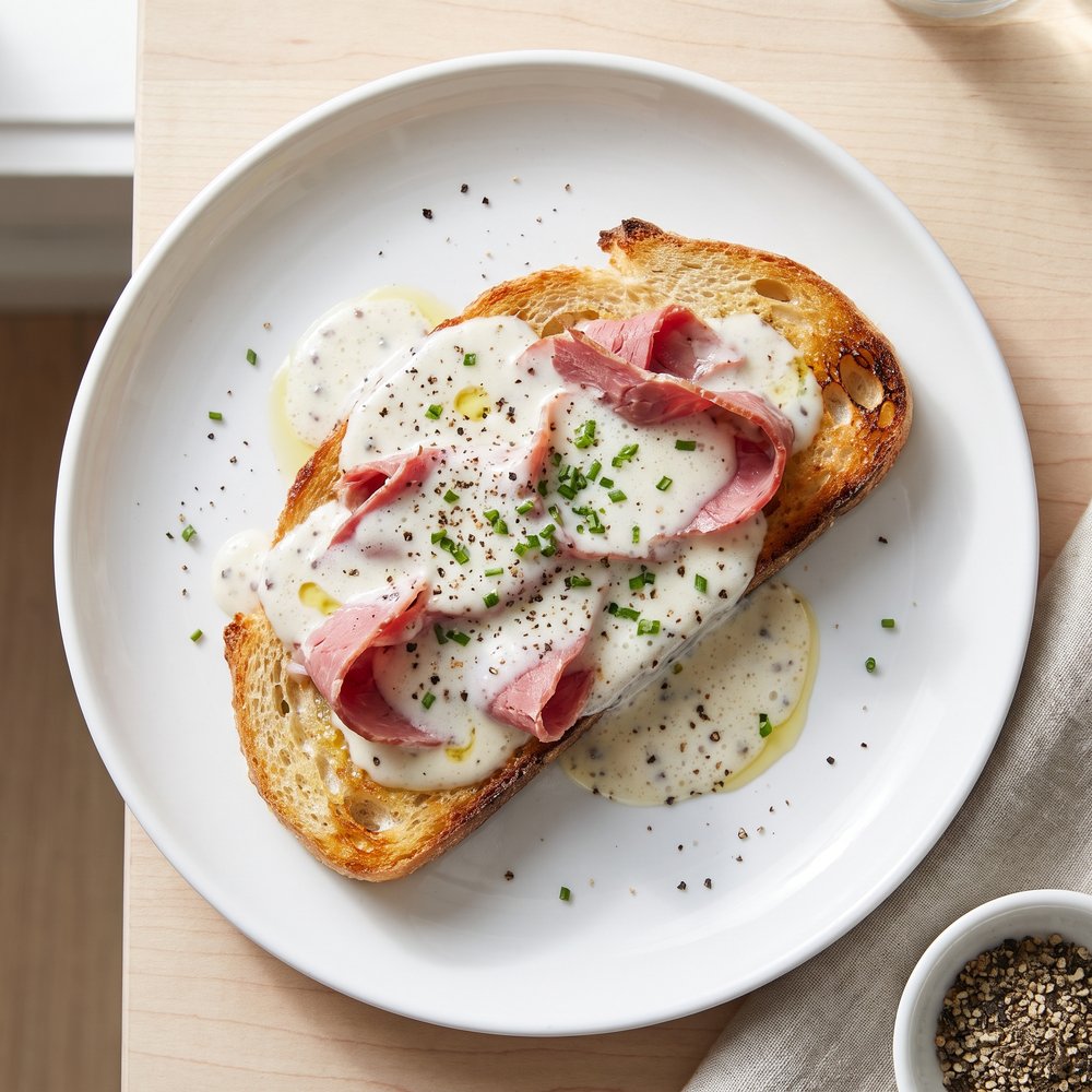 Mom's Easy Creamed Chipped Beef on Toast