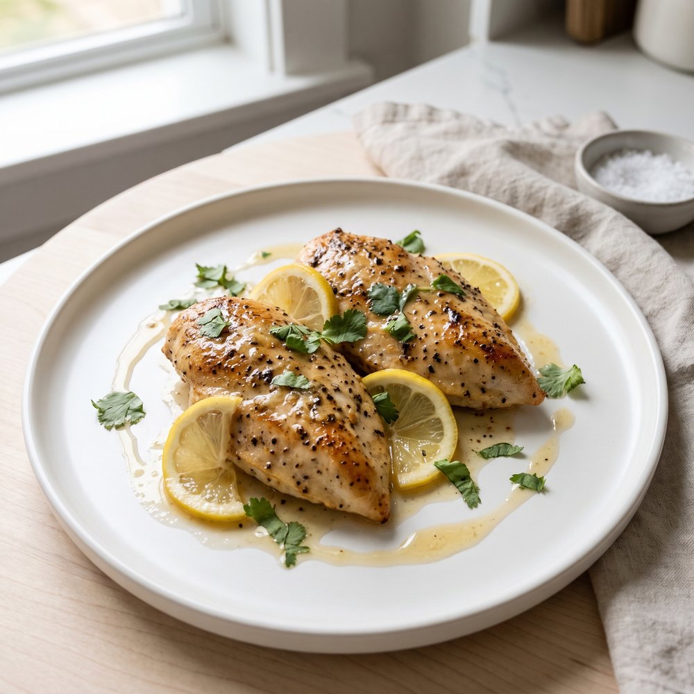 Skillet Lemon Chicken Breasts