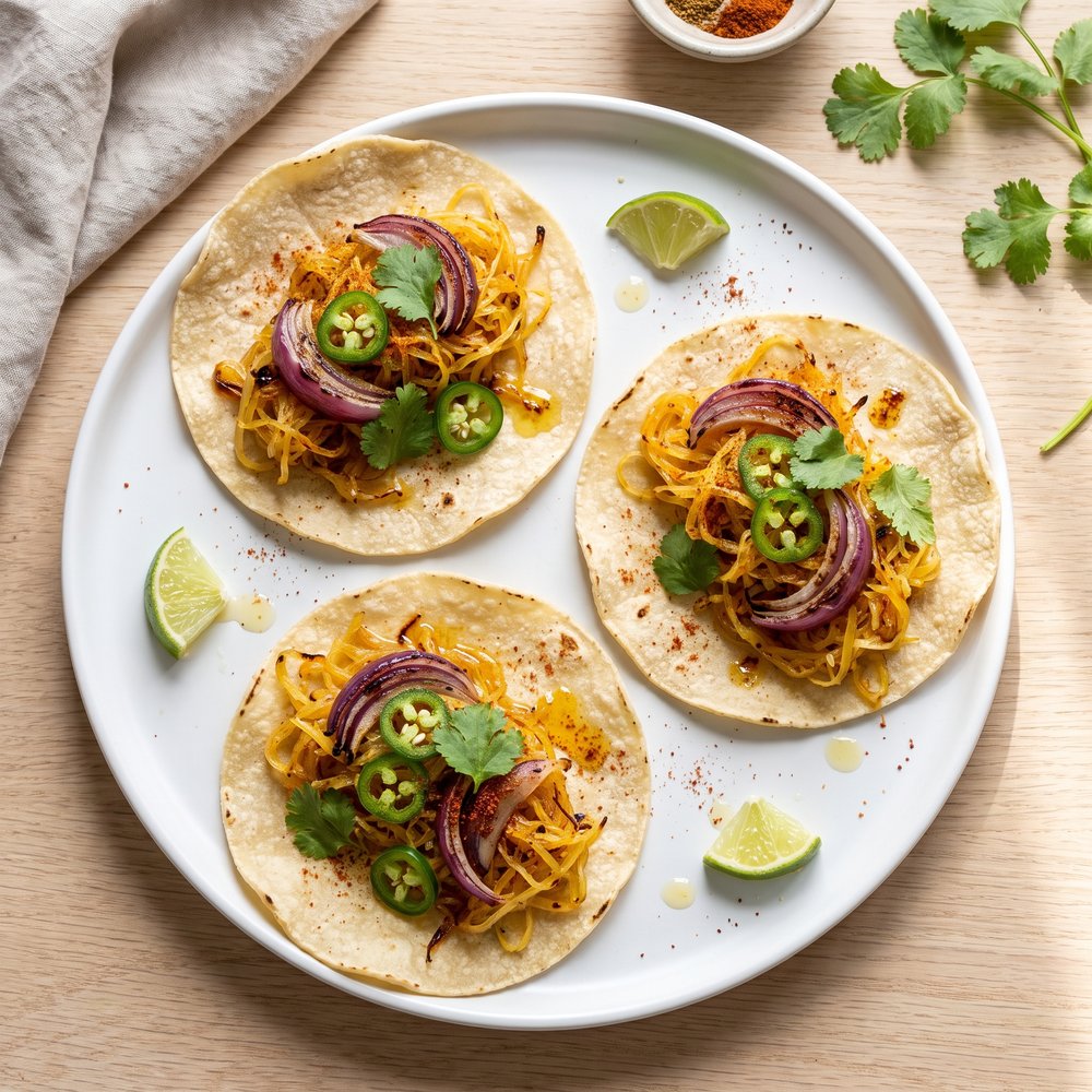 Taco-Night Spaghetti Squash Shells