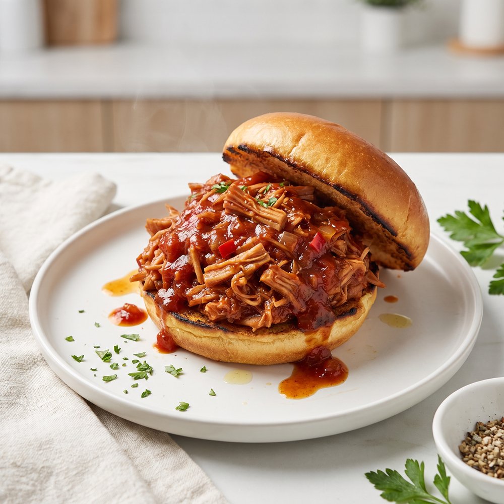 Crockpot Jackfruit Sloppy Joes