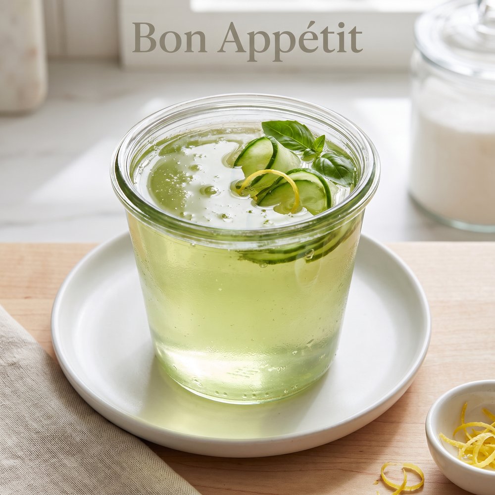 Cucumber-Basil Syrup
