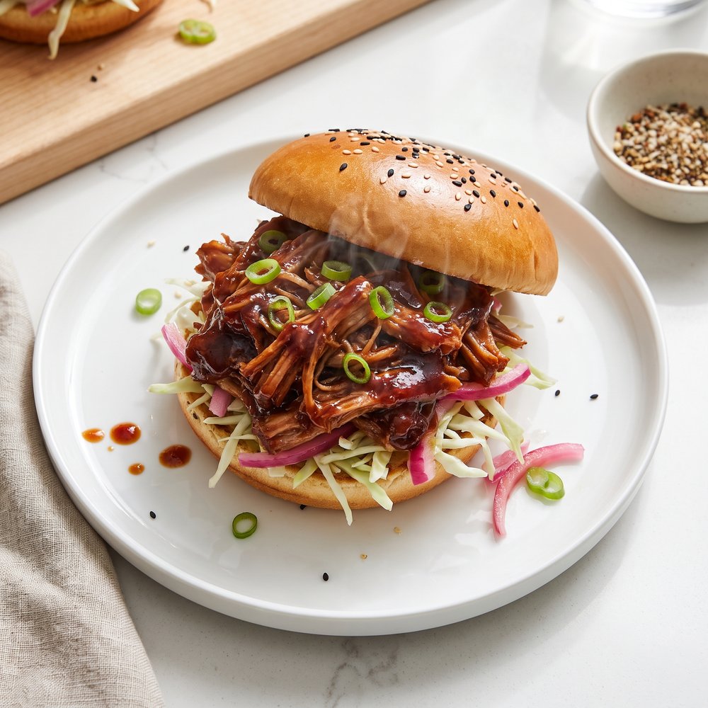 Pressure Cooker Dr Pepper Pulled Pork Sandwiches