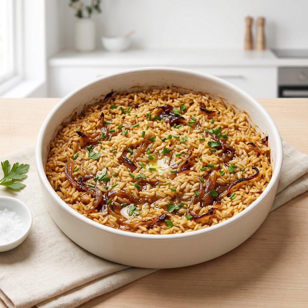 Butter-Baked French Onion Rice