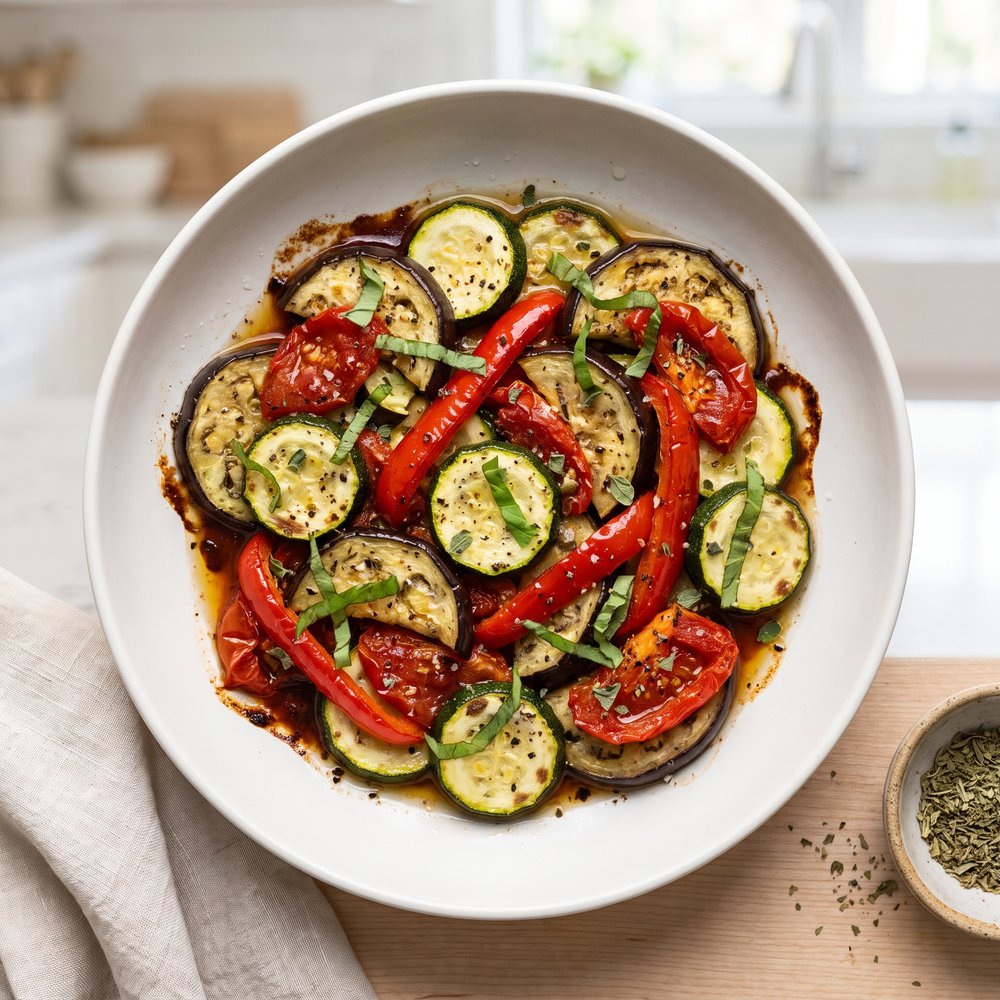 Air-Fried Ratatouille, Italian-Style