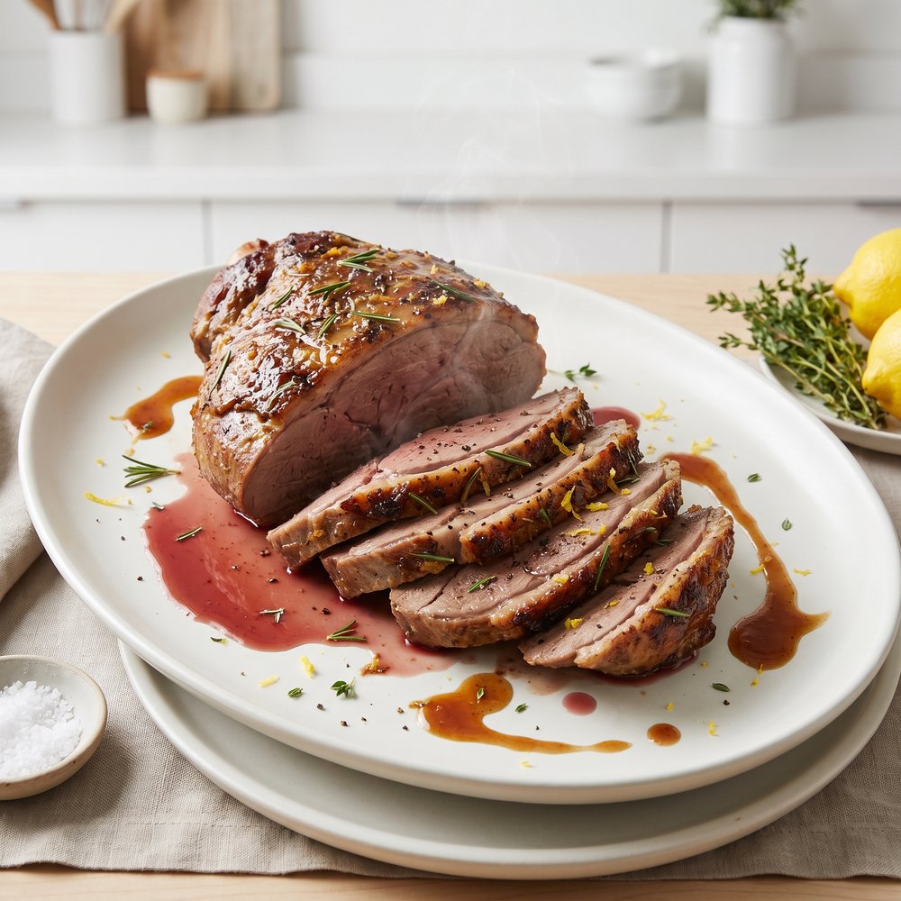 Crockpot Leg of Lamb Roast