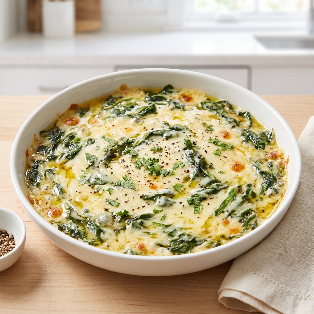 Cheesy Beer and Spinach Dip