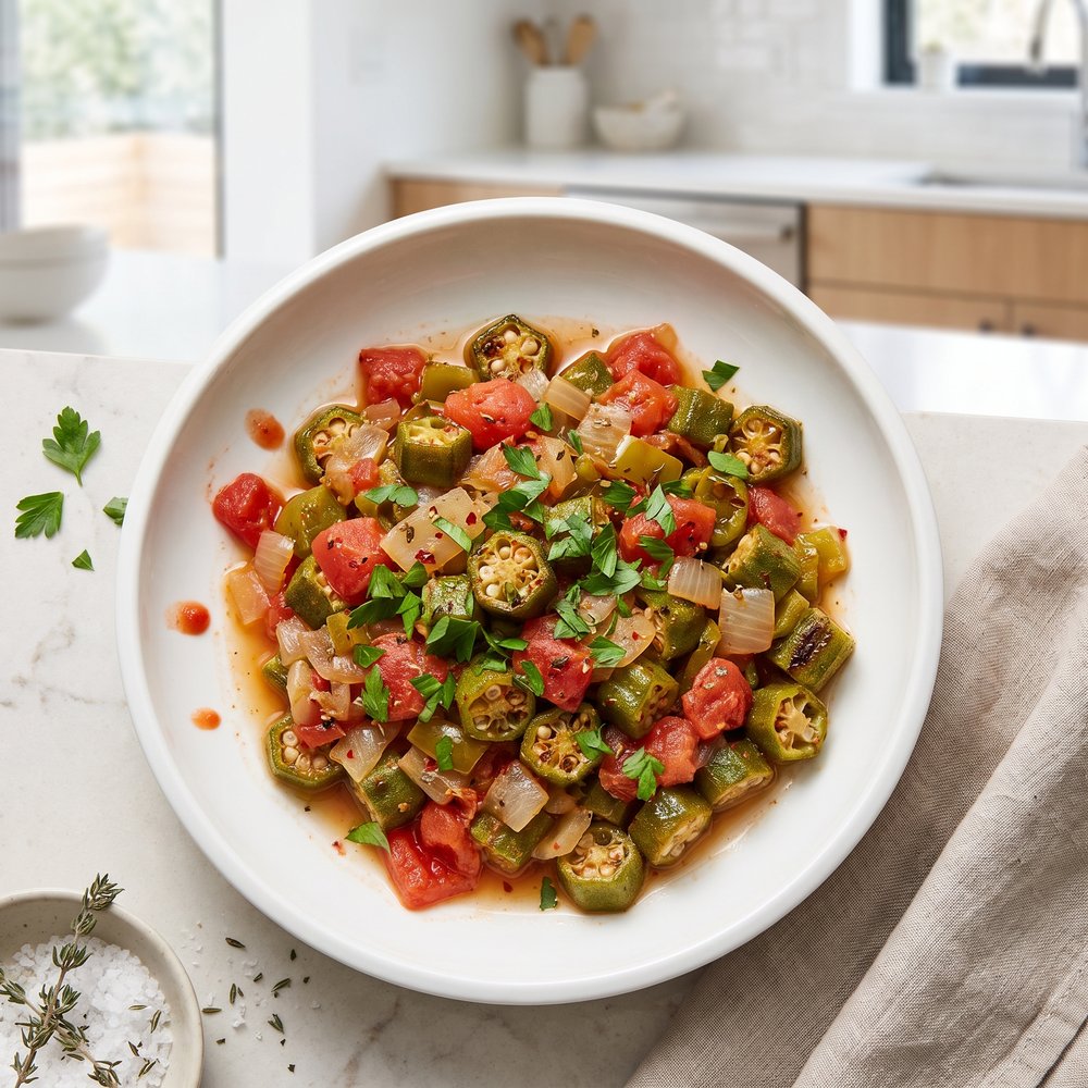 Creole-Style Okra with Tomatoes