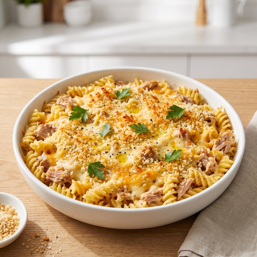 Weeknight Tuna Pasta Bake