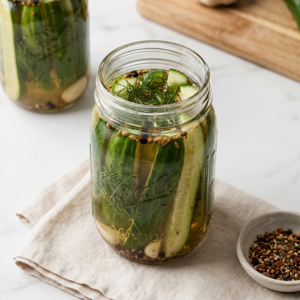 Chilled Garlic-Dill Pickle Spears