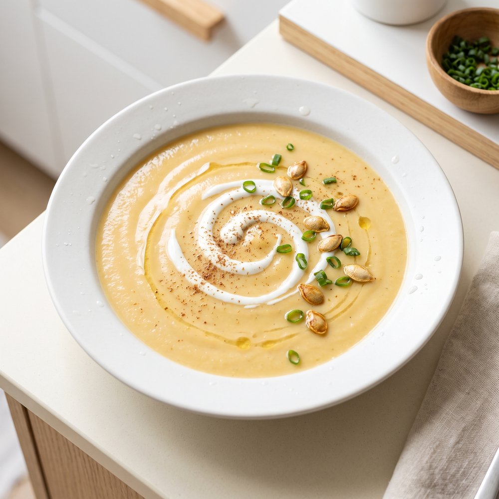 Creamy Delicata Squash Soup