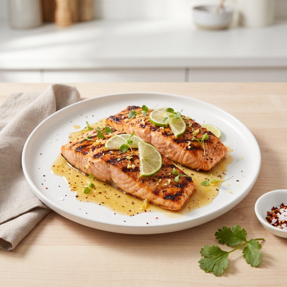 Lime-Marinated Grilled Salmon