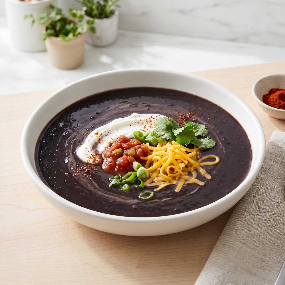 Easy and Super Delicious Black Bean Soup