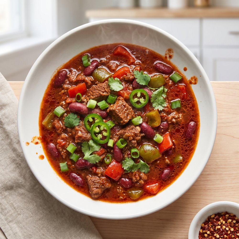 Slow-Cooked Chili