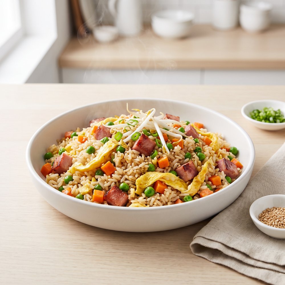 Fried Rice with Ham