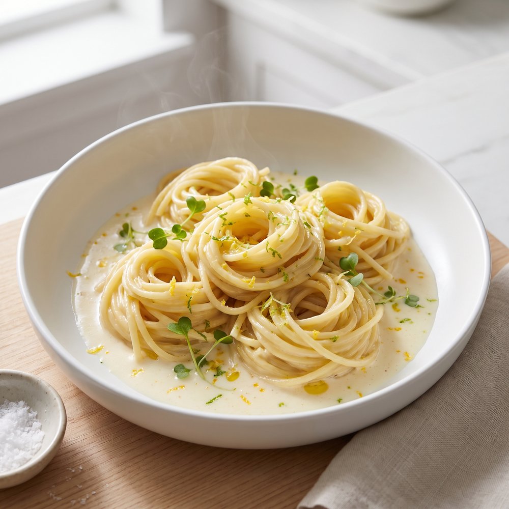 Bright Lemon Cream Pasta Sauce