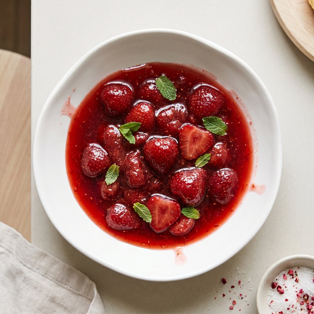 Chunky Strawberry Jam Preserves