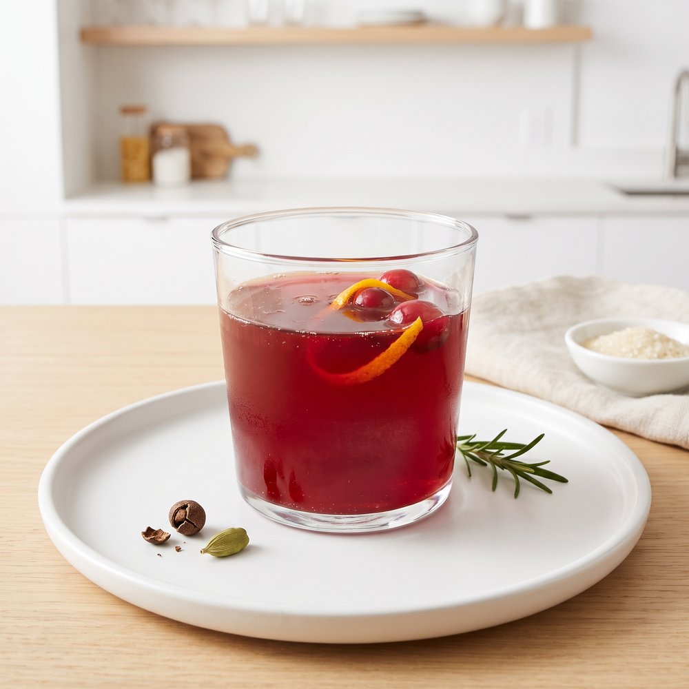 Spiced Cranberry Drinking Vinegar