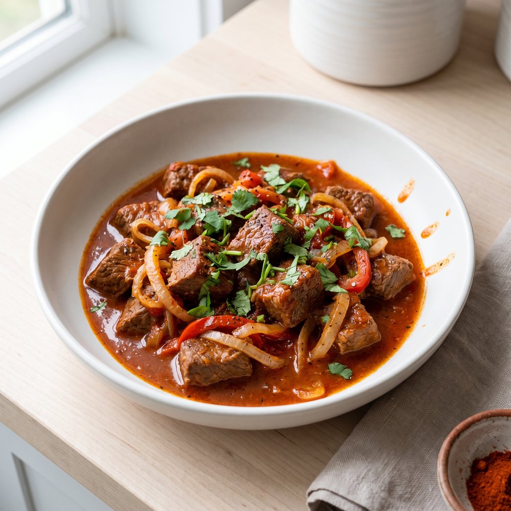 South Texas-Style Carne Guisada