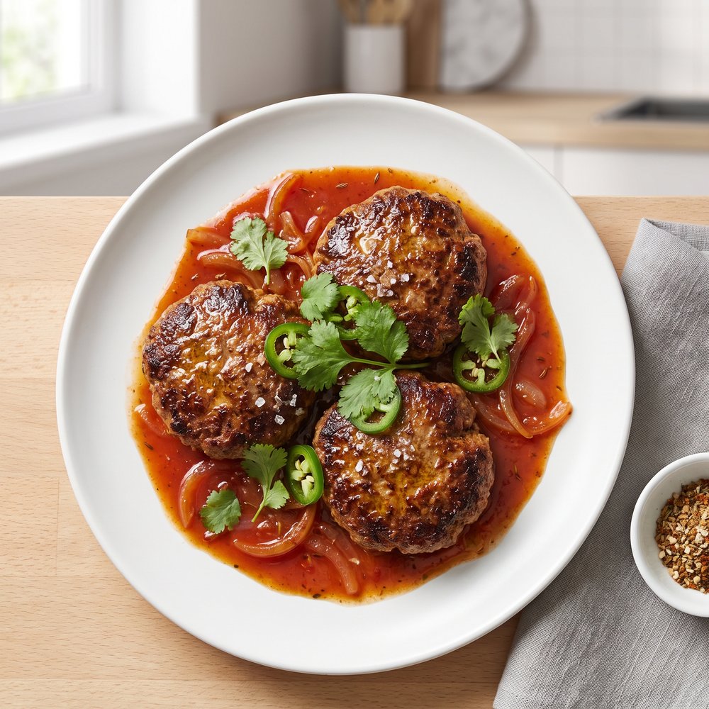 Sarah's Simmered Taco-Style Burgers
