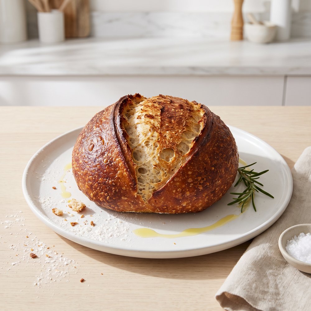 Sourdough Loaf Baked in the Air Fryer