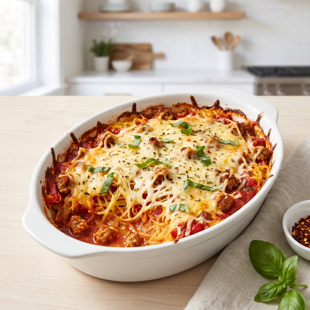 Italian Sausage Spaghetti Squash