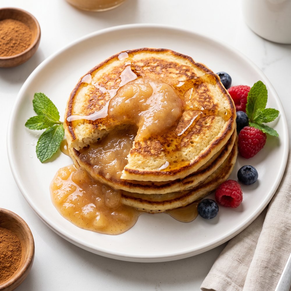 Fluffy Rice Flour Pancakes