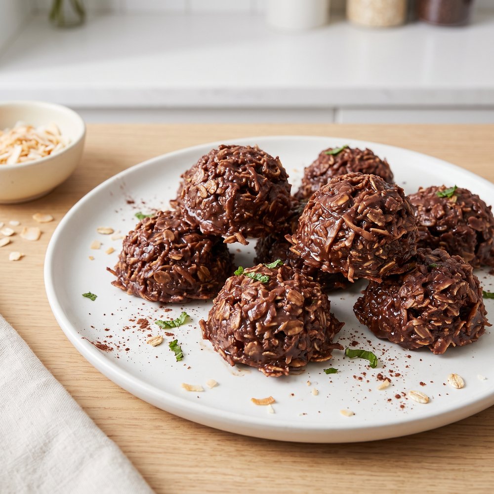Oatmeal Chocolate Coconut Macaroons
