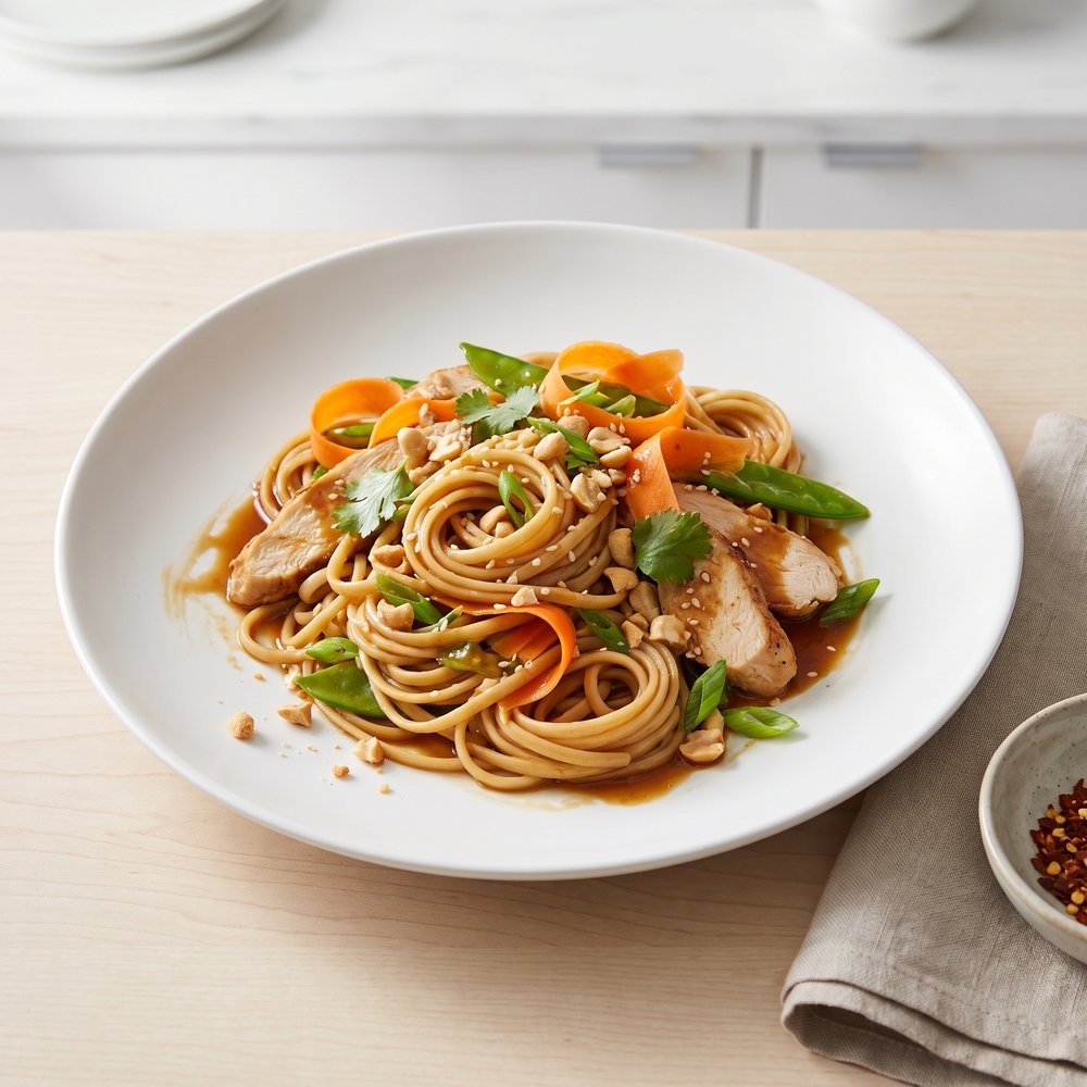 Pasta With Peanut Sauce