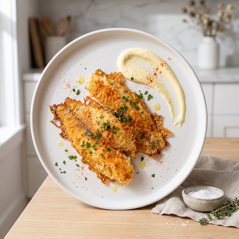 Parmesan Crusted Tilapia Fillets