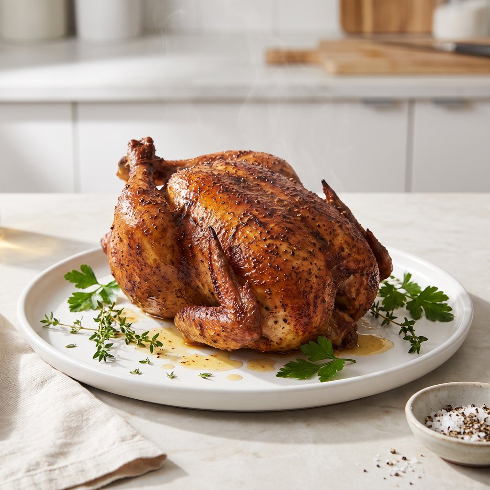 Smoked Beer-Can Chicken