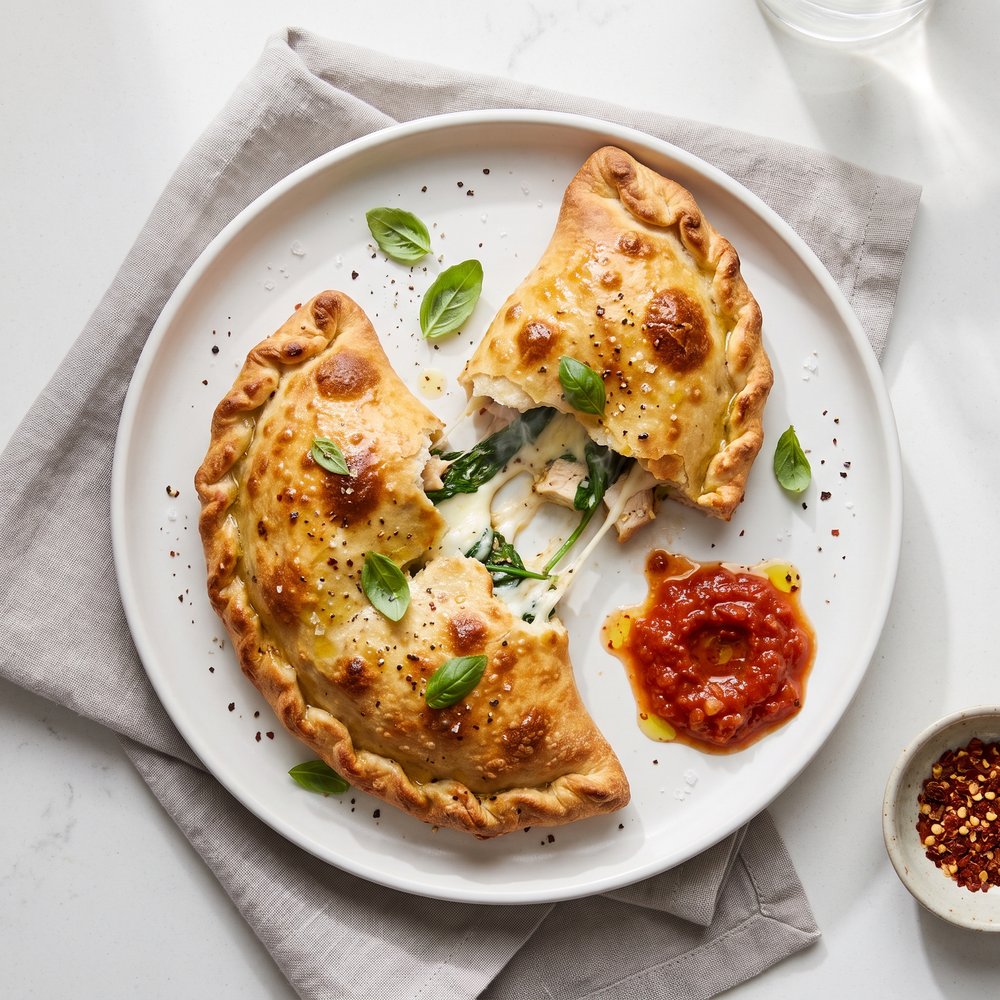 Air Fryer Chicken Calzone