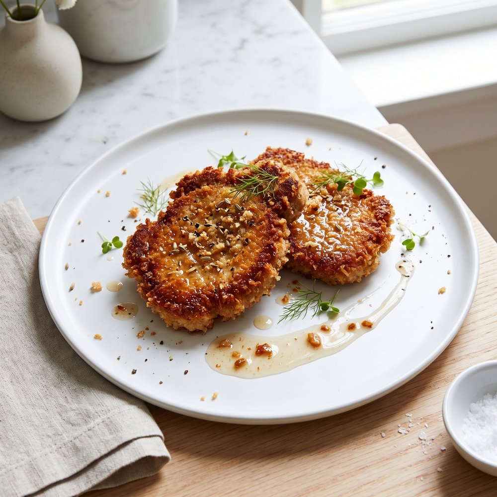 Morning Maple-Spiced Pork Cutlets