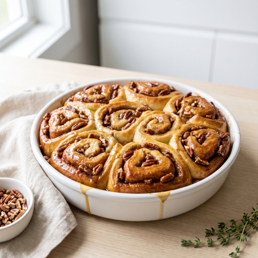 Caramel Pecan Cinnamon Rolls
