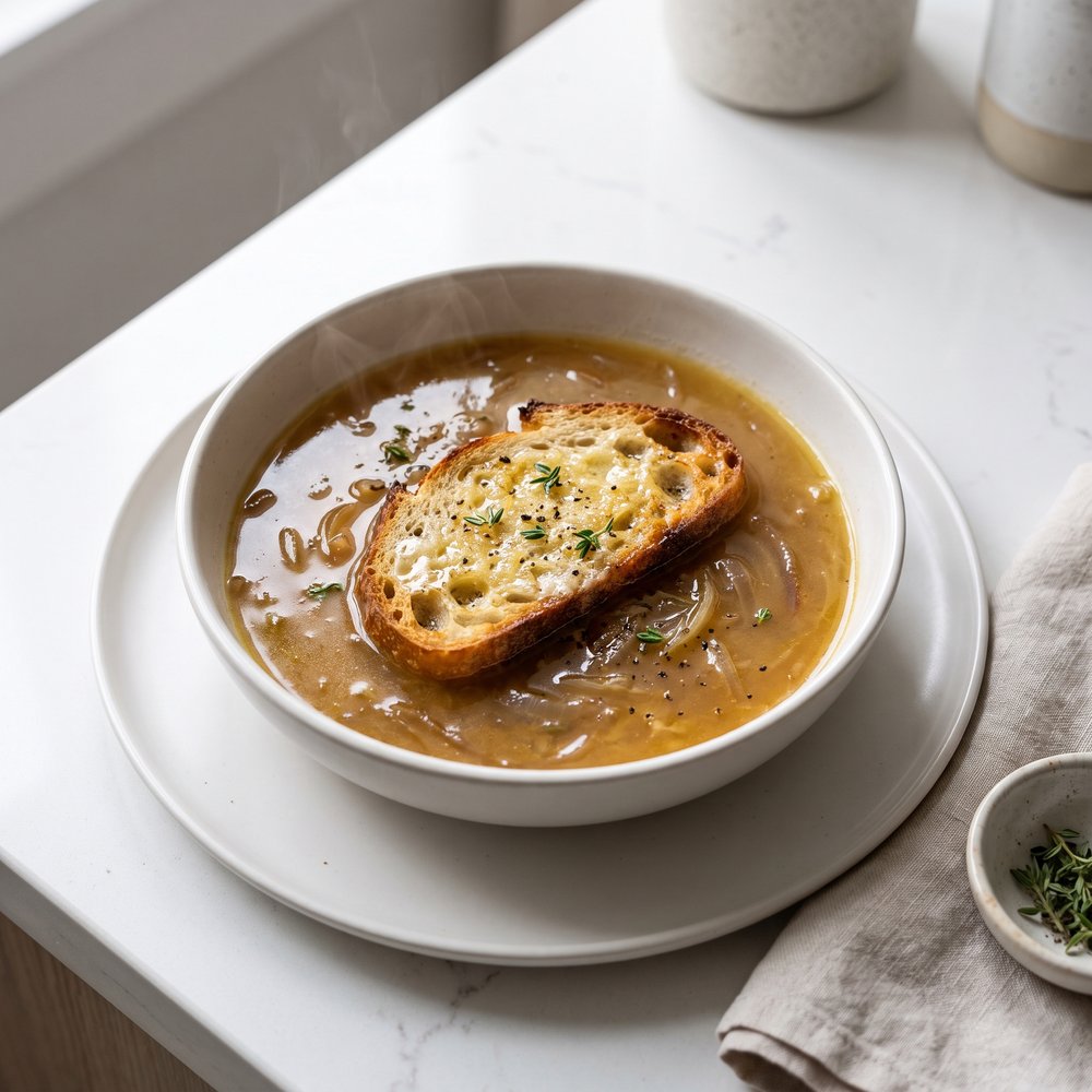 Tuscan-Style Caramelized Onion Soup