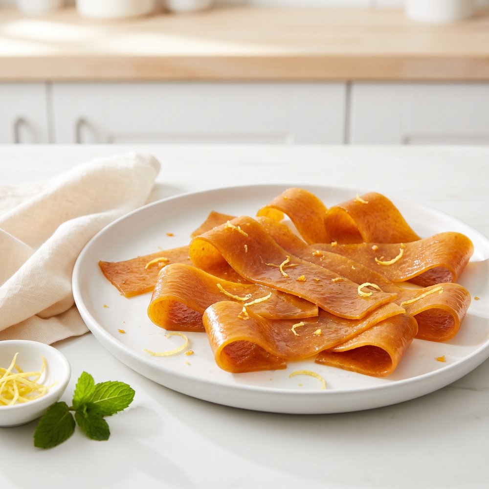 Homemade Apricot Fruit Leather