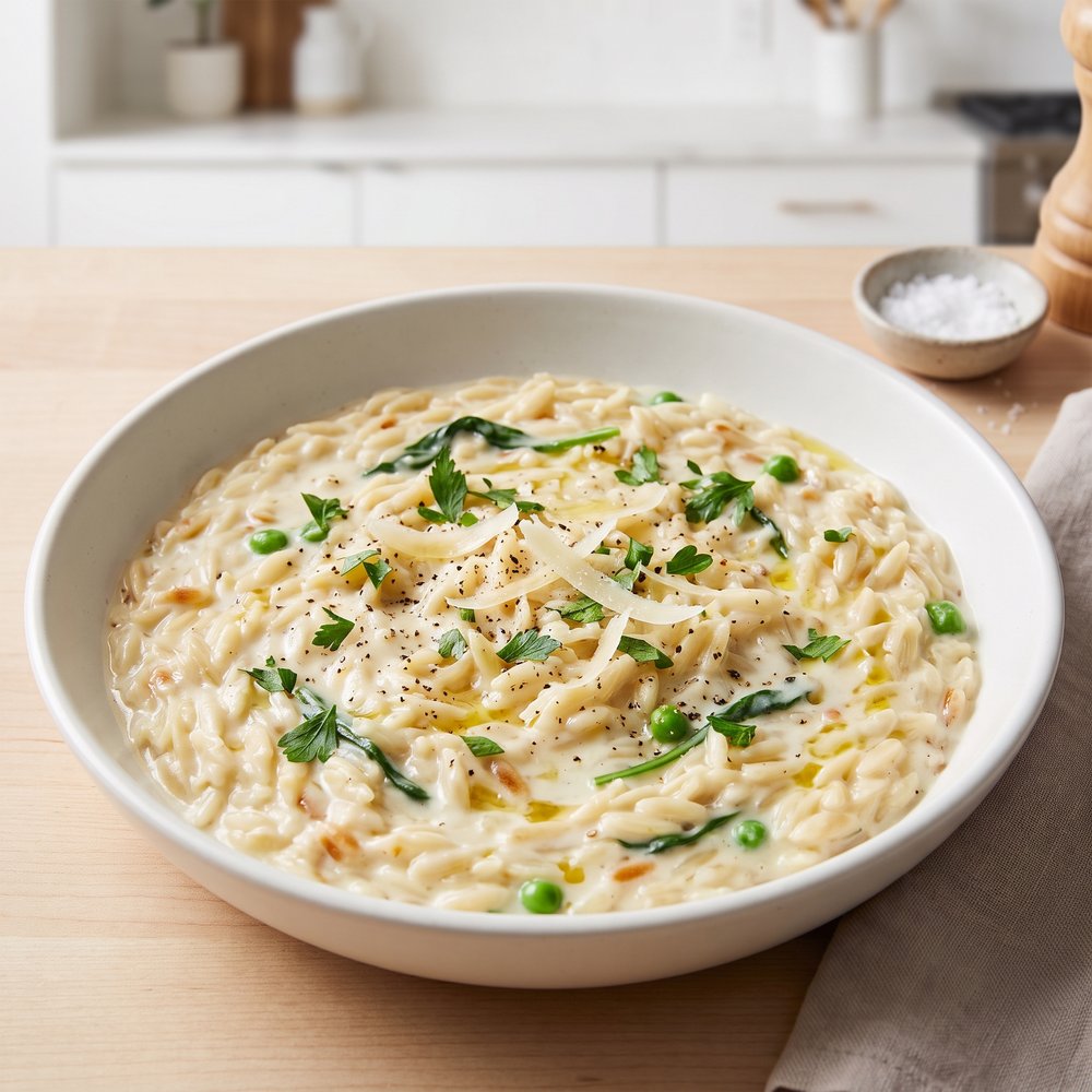 One-Pan Creamy Orzo