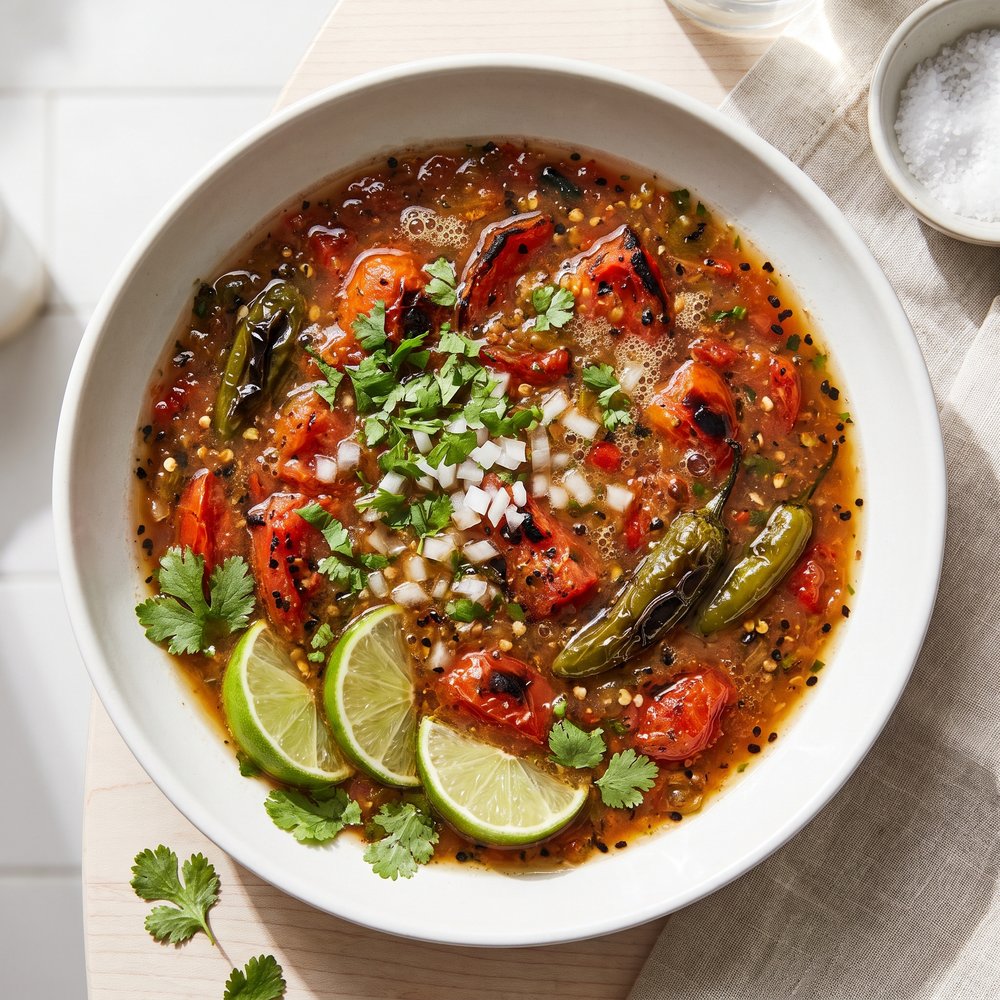 Drunken Roasted Salsa